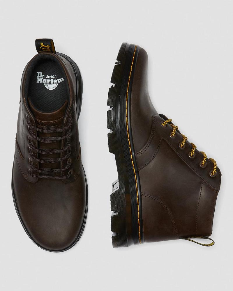 Dr Martens Bonny Leren Vrijetijdslaarzen Heren Bruin | NL 343ILH